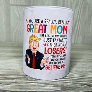 Trump vanilla scented mother day mom candle make mother a great again